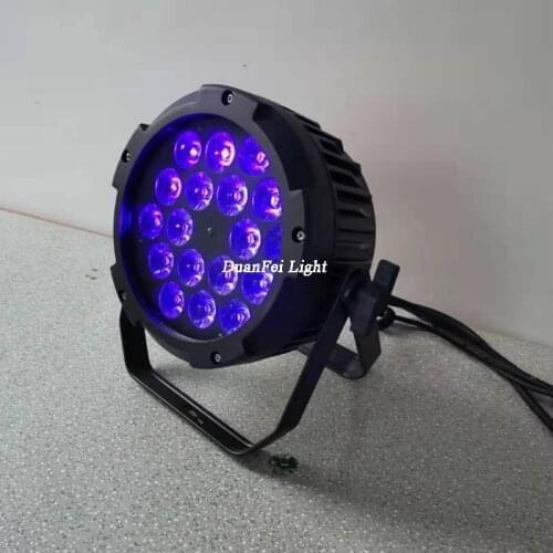 20pcs 18pcs 18watt rgbwa uv 6in1 led par can stage outdoor led dmx led par rgbwa uv 18x18