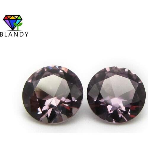 3.0~5.0mm 5A Quality Loose #46 Color Change Corundum Stones Round Cut Corundum Stone Synthetic Gems For Jewelry