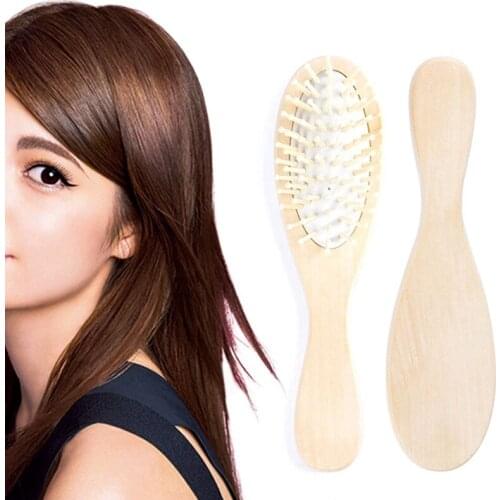 3 Size Bamboo Massage Comb Healthy Paddle Cushion Vent Hair Brush Comb Scalp SPA Hair Care Comb Hair Styling Tools