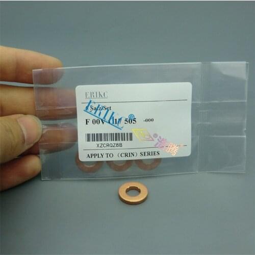 30PCS ERIKC Copper Washers Shims F00VC17505 Auto Injector Copper Washer Shim Copper Washer Auto Injection 2.5mm Copper Ring