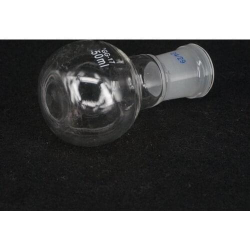 50ML 24/29 Borosilicate Glass One Mouth Short Neck Flat Bottom Flask Boiling Flask For Laboratory