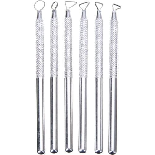 6pcs Clay Sculpting Wax Carving Pottery Tools Polymer Ceramic Modeling Kit High Quality Sculpting Tools Set