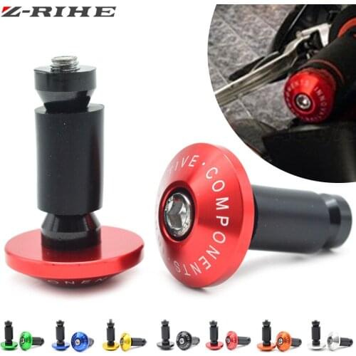 7 Color 22mm CNC Universal Motorcycle 7/8" Handlebar Grips Aluminum Bar End Plug Caps for Honda Ducati Kawasaki Suzuki