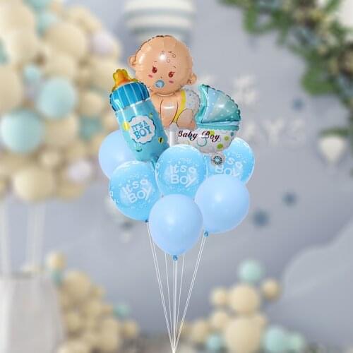 Baby Shower Balloon Boy Girl Decorations Its a Boy Its a Girl Balloons Oh Baby Gender Reveal Kid Party Supplies