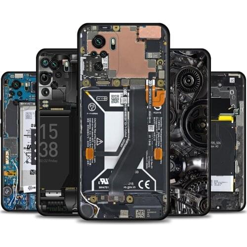 Phone Case for Xiaomi Redmi Note 10 Pro 5G 8 8T 9 9T 9S Cover for Redmi 7 7A 8A 9A 9C 9T Funda Capa Battery Calculator Camera