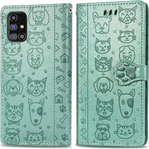 Comfortable Anti-dust Vintage Flip Case for Note 20 Ultra S20 S21 FE A71 A51 A72 A52 A32 A02 A22 A12 M31S M31 Phone Bag