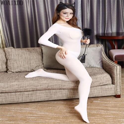 Hot New Costumes Sexy Underwear Sex Product Lingerie Stripper Teddies Catsuit Crotchless Costumes Nightgown Body Stocking
