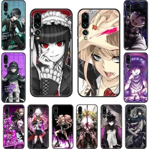 Game Danganronpa Phone case For Huawei P 8 10 20 30 Smart Plus 2019 Z Lite Pro 2017 2019 black soft prime trend waterproof art