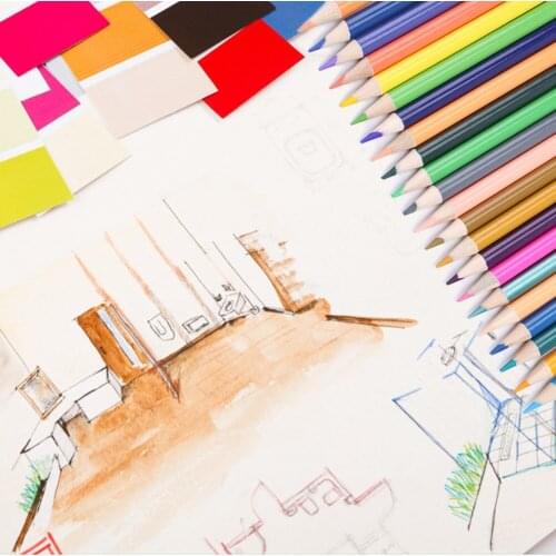 Colored Pencils Set Premium Quality Coloured Cores With Vivid Colours To Create Beautiful Blended Effects