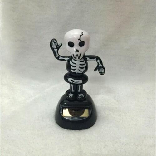 Head doll solar accessories Hot Car Ornaments Ghost Head Doll Solar Accessories Swing Flowers Unisex Plastic Electronic