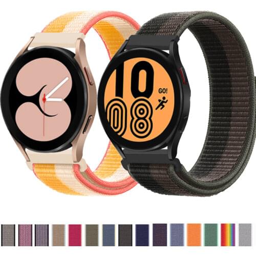 20mm 22mm band For Samsung Galaxy Watch 3/Galaxy watch 46mm/active 2 amazfit nylon loop bracelet HUAWEI watch GT2/Pro/2E strap
