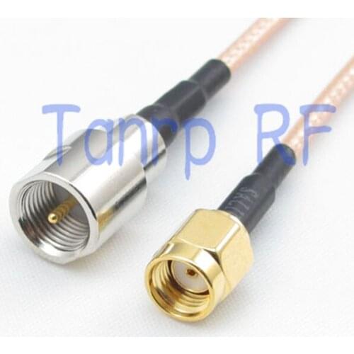 20inch FME male plug to RP SMA male plug RF adapter connector 50CM Pigtail coaxial jumper cable RG316 cord