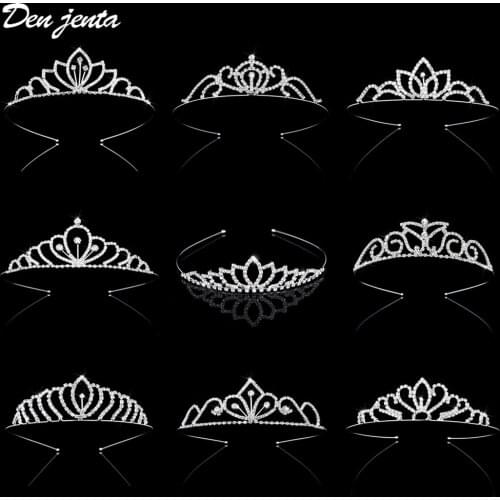 Wedding Barrette Crown Princess Tiara Headband Bridal Jewelry Crowns For Women Girls Childrens Crown Hair Accessories