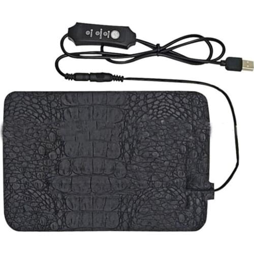 USB Pet Heating Pad Reptile Electric Blanket Warm Adjustable Temperature Controller Incubator Mat Tools Heated Mat Warming Pad