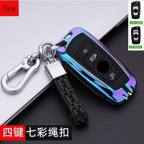 High-Quality Galvanized Alloy Car Smart Key Case Cover for BMW 3 Series 320L 5 Series 525Li 520Li X3 X4 1 Series 2 Series