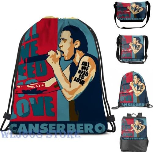 Funny graphic print shoulder Bags women ESSENCE Canserbero Hope Style Single shoulder backpack travel for men Gym Bag