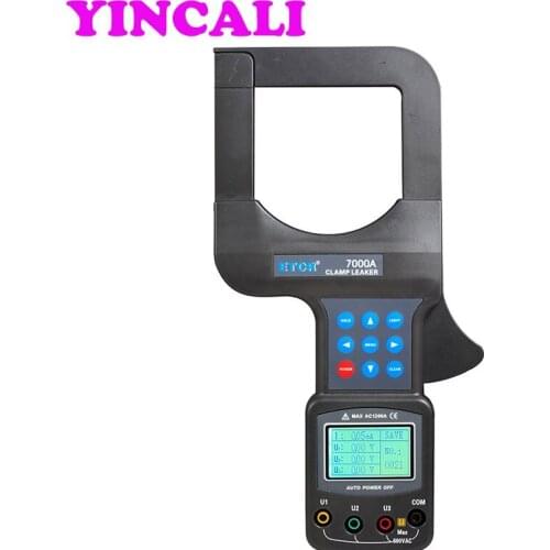 High Resolution ETCR7000A Large Caliber Leakage Clamp Meter Measuring AC current, AC leakage current Three-phase AC voltage test