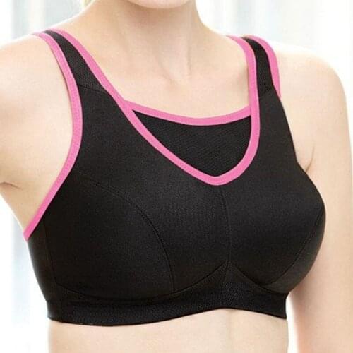 Womens Comfort Full cup Support Active Bra Plus size Breathable sports Bra Magic Lift Style coverage medium impact wire free
