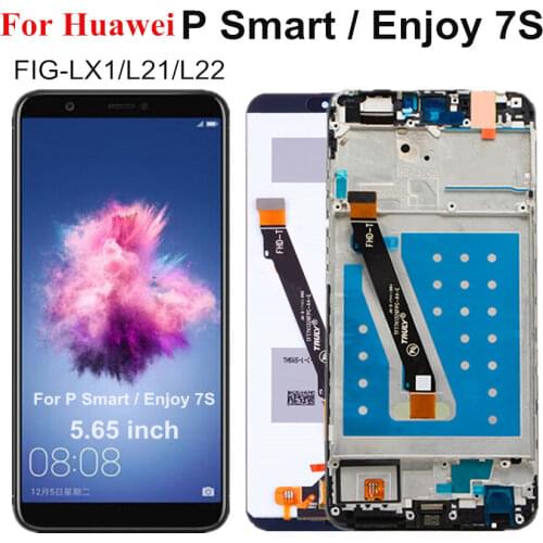5.65" For Huawei P Smart 2018 / Enjoy 7S FIG-LX1/LA1/LX2/LX3 LCD Display Touch Screen Digitizer Assembly Replacement