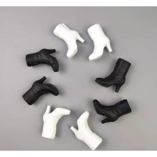 1:6 Fashion High Heel Doll Shoes For Barbie Doll Shoes Princess Boots Booties for Blythe Shoes 1/6 BJD Dollhouse Accessories Toy