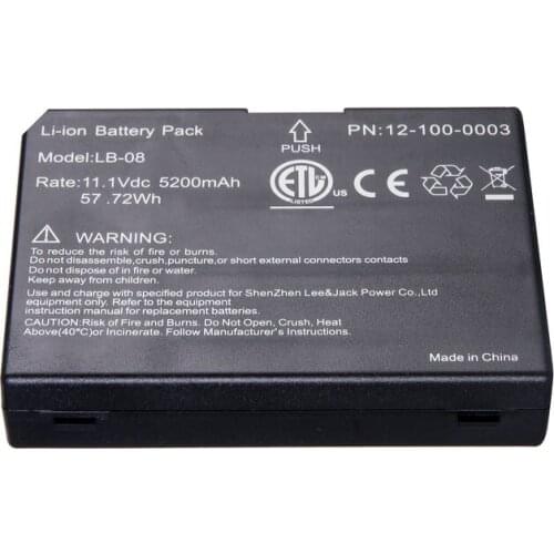 Best 5200mAh New Vital Signs Monitor battery for BIOLICHT A5 A6 A8 Q3 V6 LB-08 12-100-0003