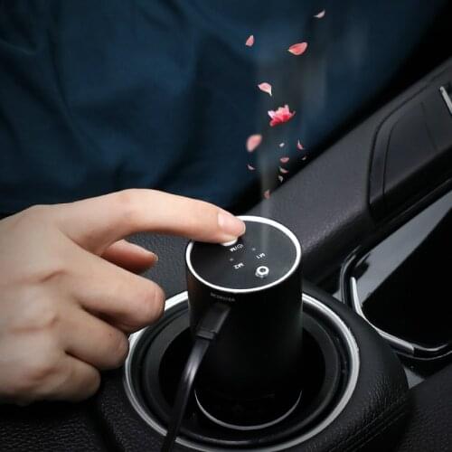 Mini Essential Oil Car Diffuser Waterless Aromatherapy Air Freshener Small Room Air Cleaner Aroma Perfume Air Purifier