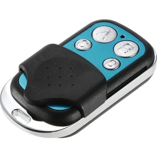 A B C D 4 Keys 433MHz Wireless RF Remote Control Electric Garage Door Controller