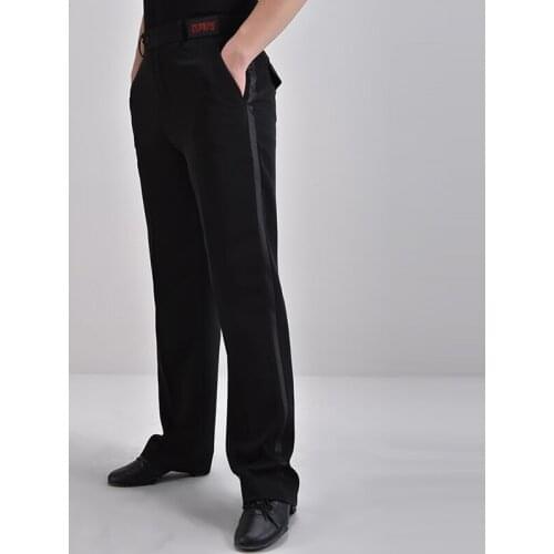 2021 Modern Dance Pants MenS National Standard Dance Costumes Latin Dance Practice Wear Pants Ballroom Dancing Trousers DQS6528