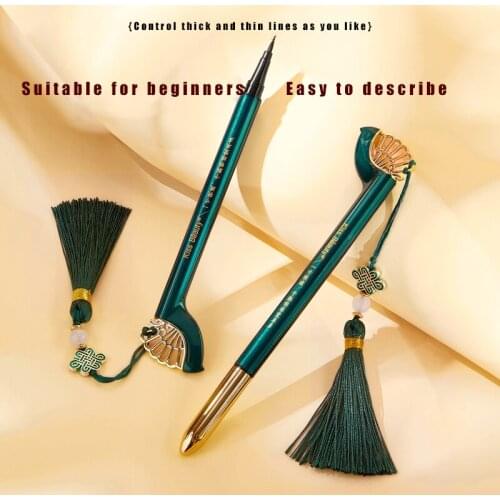 Kiss Beauty Black Liquid Eyeliner Pencil Long Lasting No Blooming Quick-drying Waterproof Eye Liner Pen Make Up CosmeticTSLM2