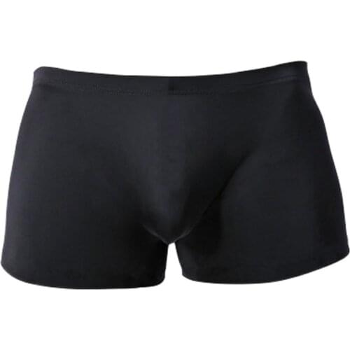 Mens Ice Silk Boxers Breathable Transparentes men UnderMear Boxer Sexy Homme Jockstrap Gay Fetish Homens One-Piece Boxer Shorts