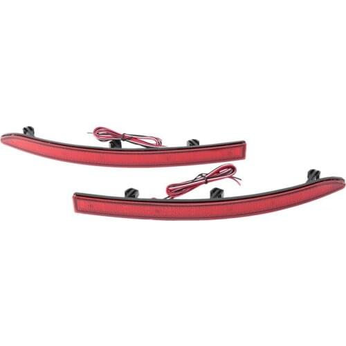 For Tiguan 2008-2015 Rear Bumper Brake Light LED Reflector Taillight Fog Light Parking Lamp