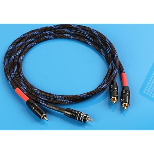 Twin Lotus 4N oxygen-free copper audio cable(Right channel+Left Channel)