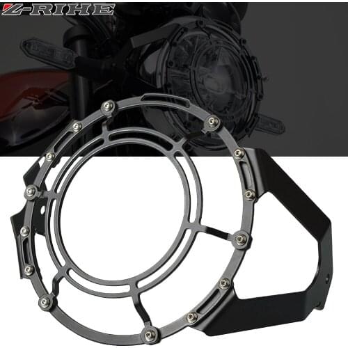 ZRIHE Headlight Head Lamp Light Grille Guard Cover Protector For Kawasaki Z900 RS Z900RS 2017 2018 2019 Motorcycle Accessories