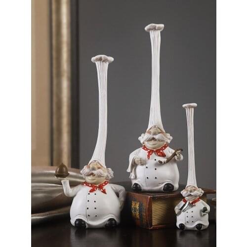 European-Style Chef Creative Table Cabinet Decoration Kitchen Western Restaurant Cake Shop Wind Rack Kitchen Decoration