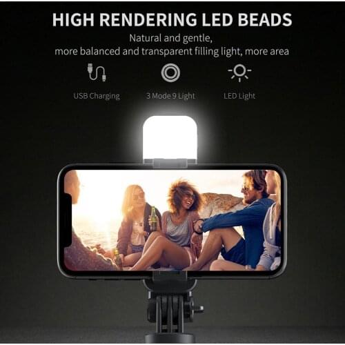 L02s Fill Light Selfie Stick Tripod Portable Camera Bracket Wireless Live Broadcasting Support Tripod Mobile Phone Accessories