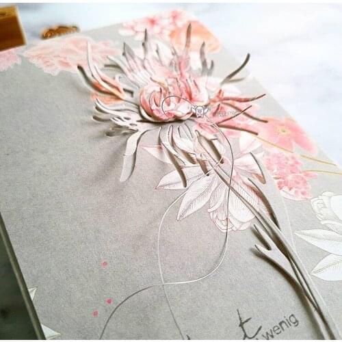 Mmao Crafts Metal Steel Cutting Dies Flower decoration Stencil For DIY Scrapbooking Paper/photo Cards Embossing Dies