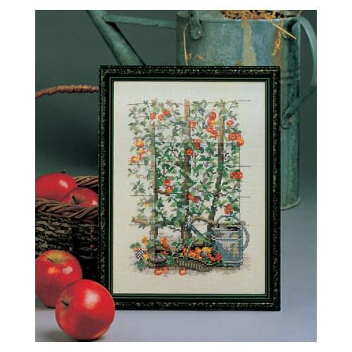 Picking fruits 26-33 Cross Stitch Set Cross-stitch Kit Embroidery Needlework Craft Packages Cotton Fabric Floss