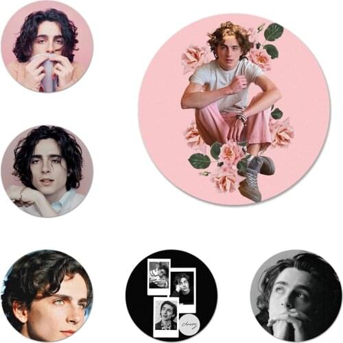 New Arrival Timothee Chalamet Badge Brooch Pin Accessories For Clothes Backpack Decoration gift