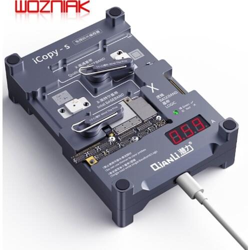 Qianli icopy-s for Qualcomm INTEL baseband logic chip Programming double-sided test stand for iphone 6g-XSMax Welding free Tools