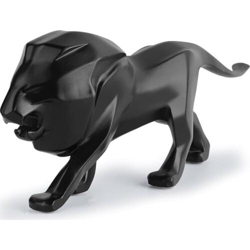 4-Color Lion Resin Crafts, Living Room and Bedroom Decorations, Boss Office Desktop Creative Gifts