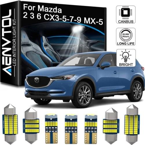 Seker Canbus For Mazda 2 3 BK BL BM BN 6 GG GH GJ GL CX3 CX-3 CX5 CX-5 CX7 CX-7 CX9 CX-9 MX5 NA NB NC ND LED Interior Light Kit