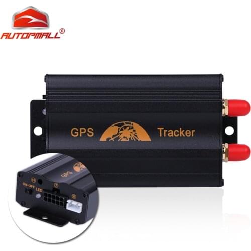 Car Tracking Device Coban Vehicle GPS Tracker TK103A GPS103A Cut Oil Fuel Sensor SOS Geo-fence Over Speed Alarm Free Web APP