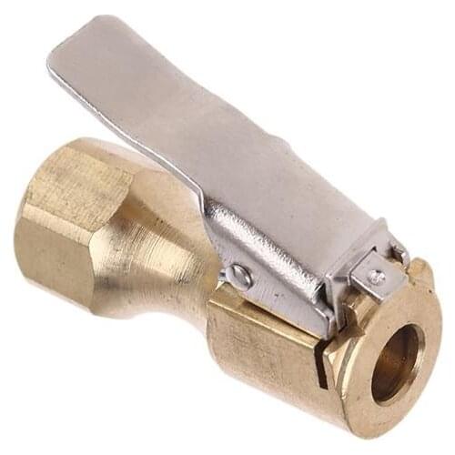 Car Tire Air Chuck Air Compressor Enhanced Type Inflatable Pump Clips Copper Fast Gear Hose Clamps