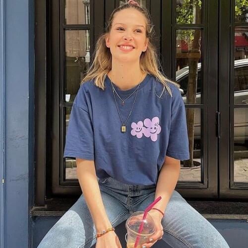 Y2k Tops Cotton T shirt Women Ropa Mujer Graphic t shirts Summer Clothes For Women Short Sleeve Big Size tshirt