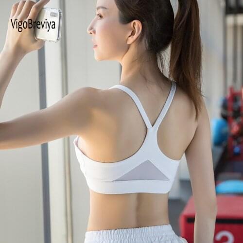 VigoBreviya Women Push Up Seamless Sports Bra Female High Impact Sport Top Crop Fitness Workout Wear For Yoga Gym Brassiere Vest