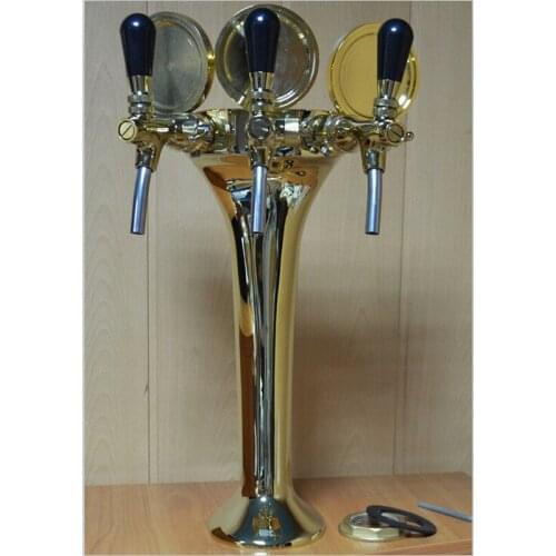 Goden beer tower / beer column / beer dispenser