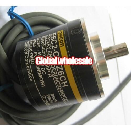 1pcs E6C2-CWZ6CH 600P/R encoder for Omron / 600 line incremental rotary encoder / servo motor pulse encoder