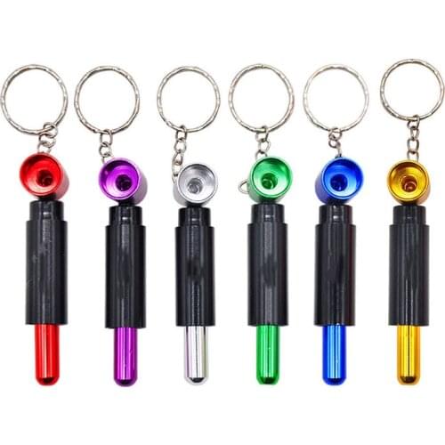 1pcs Mini Smoking Accessories Metal Pipes Portable Creative Smoking Pipe Herb Tobacco Pipe Grinder Smoke Mouthpiece