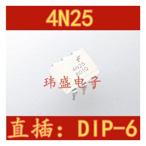 10pcs 4N25 DIP-6 4N25M