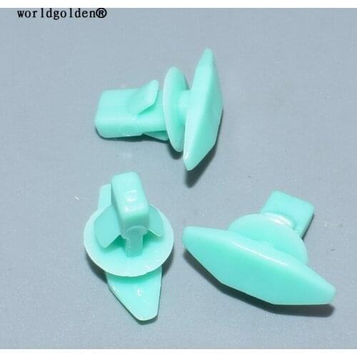 Worldgolden 100pcs plastic clip Weatherstrip Retainer for Honda 90664-671-0030 91568-SR2-003